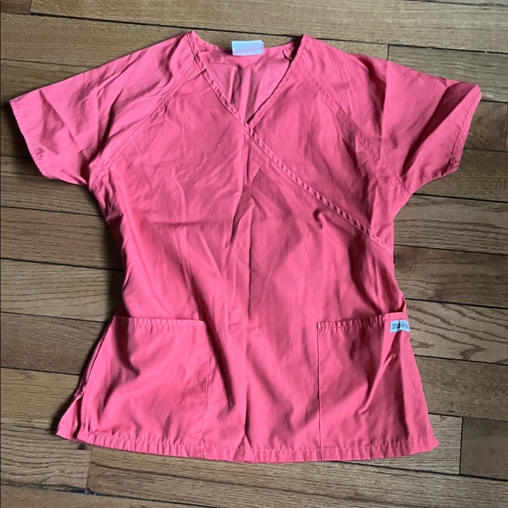 Uniform Advantage Vivid Coral Short Sleeve Top